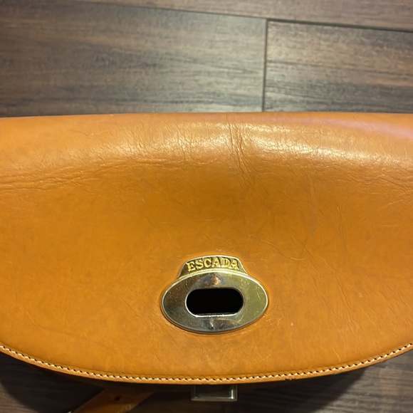 Escada Vintage Paisleys Crossbody Bag with 3 compartments - Picture 13 of 15